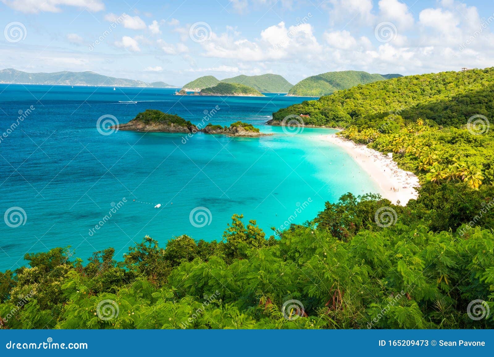 Trunk Bay, St John stock image. Image of destination - 165209473