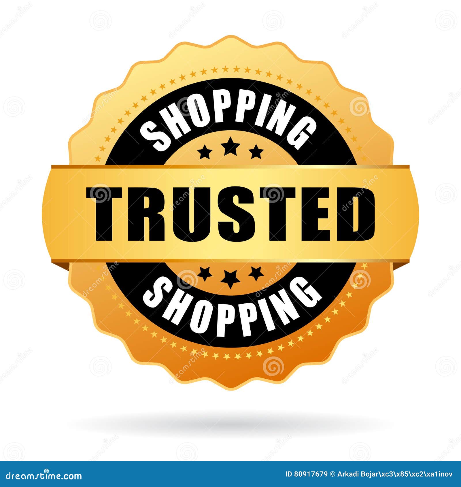 trusted shopping emblem