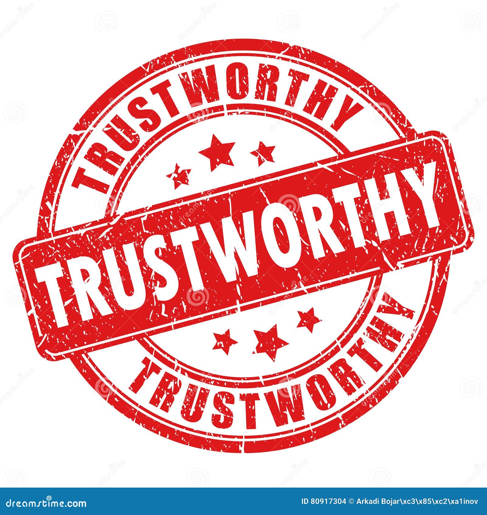 trustworthy rubber stamp