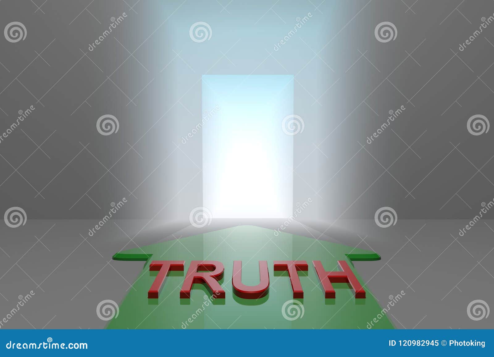Truth To The Open Gate Stock Illustration Illustration Of