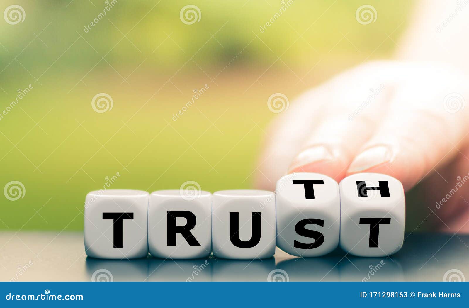 truth instead of trust.