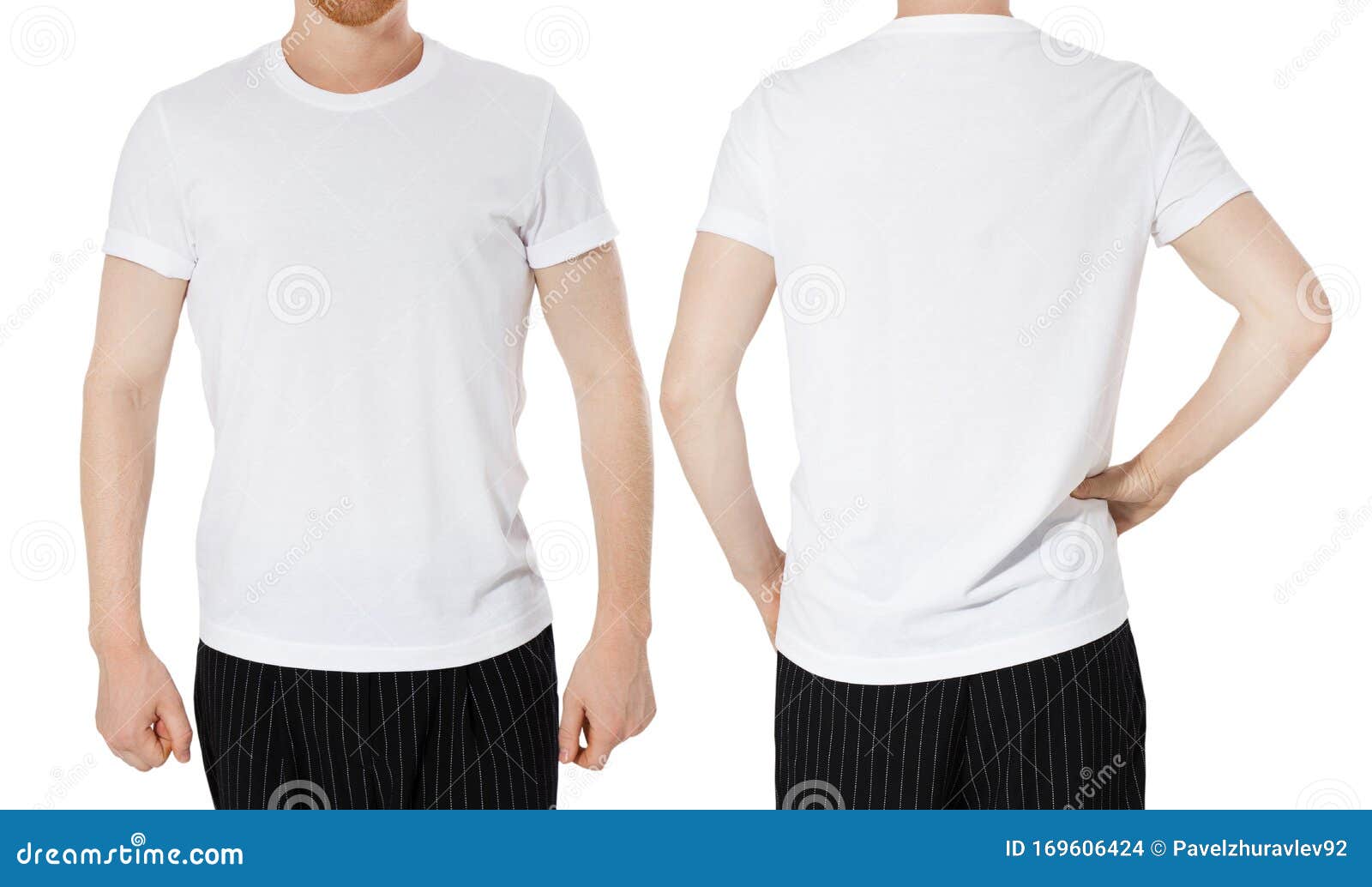 Tshirt Design And People Concept - Young Man In Blank White T-Shirt, T  Shirt Mockup Blank Template Stock Photo - Image Of Female, Clothing:  169606424