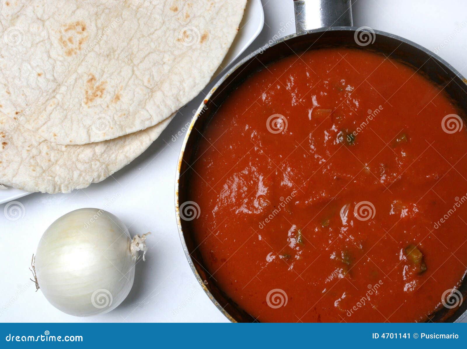 Ttomato Sauce with Tortilla Stock Image Image of baked, tasty 4701141