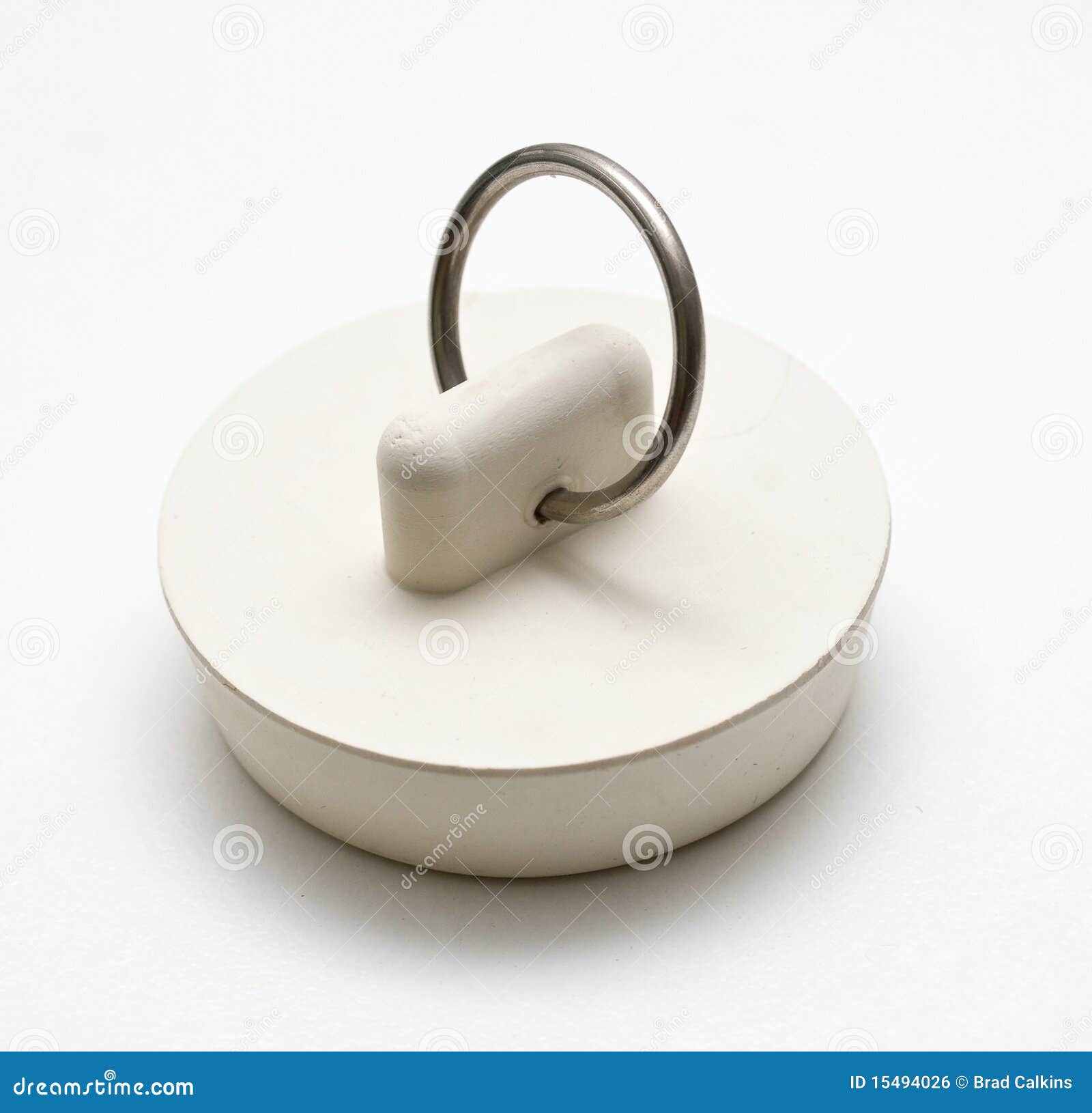 Tub stopper stock photo. Image of rubber, white, plug 15494026