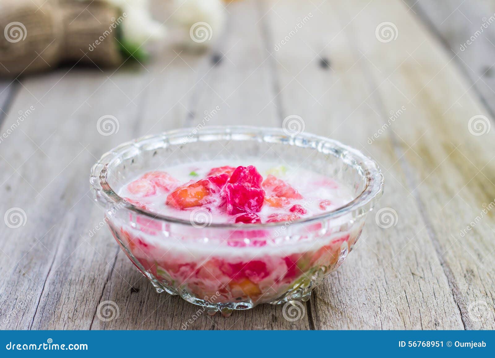 Tub Tim Krob Thai Dessert Stock Image Image Of Cuisine