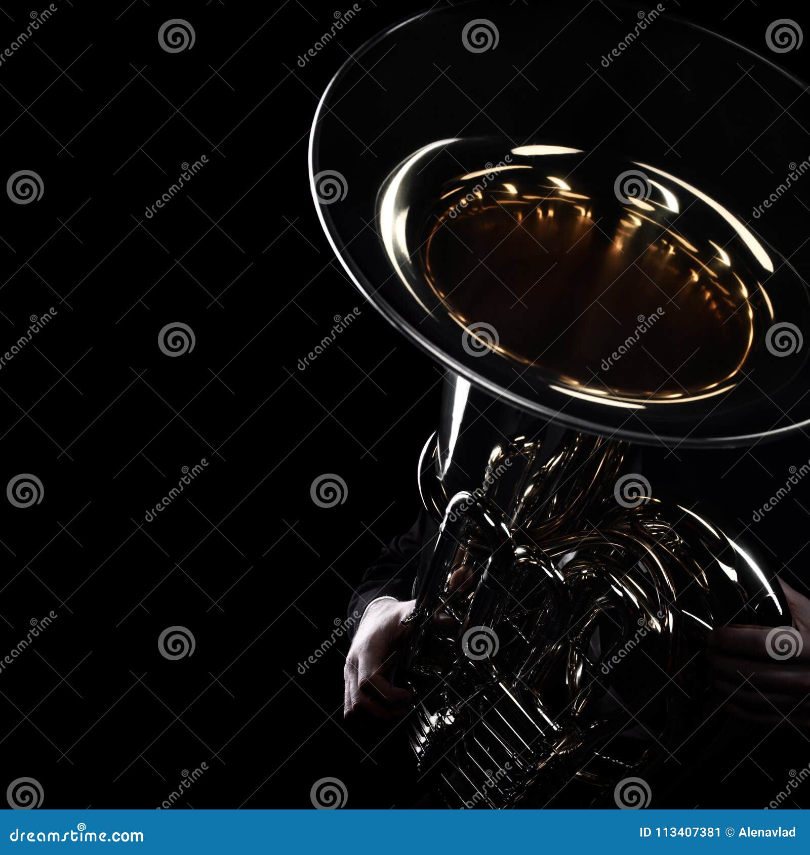 tuba player brass instruments