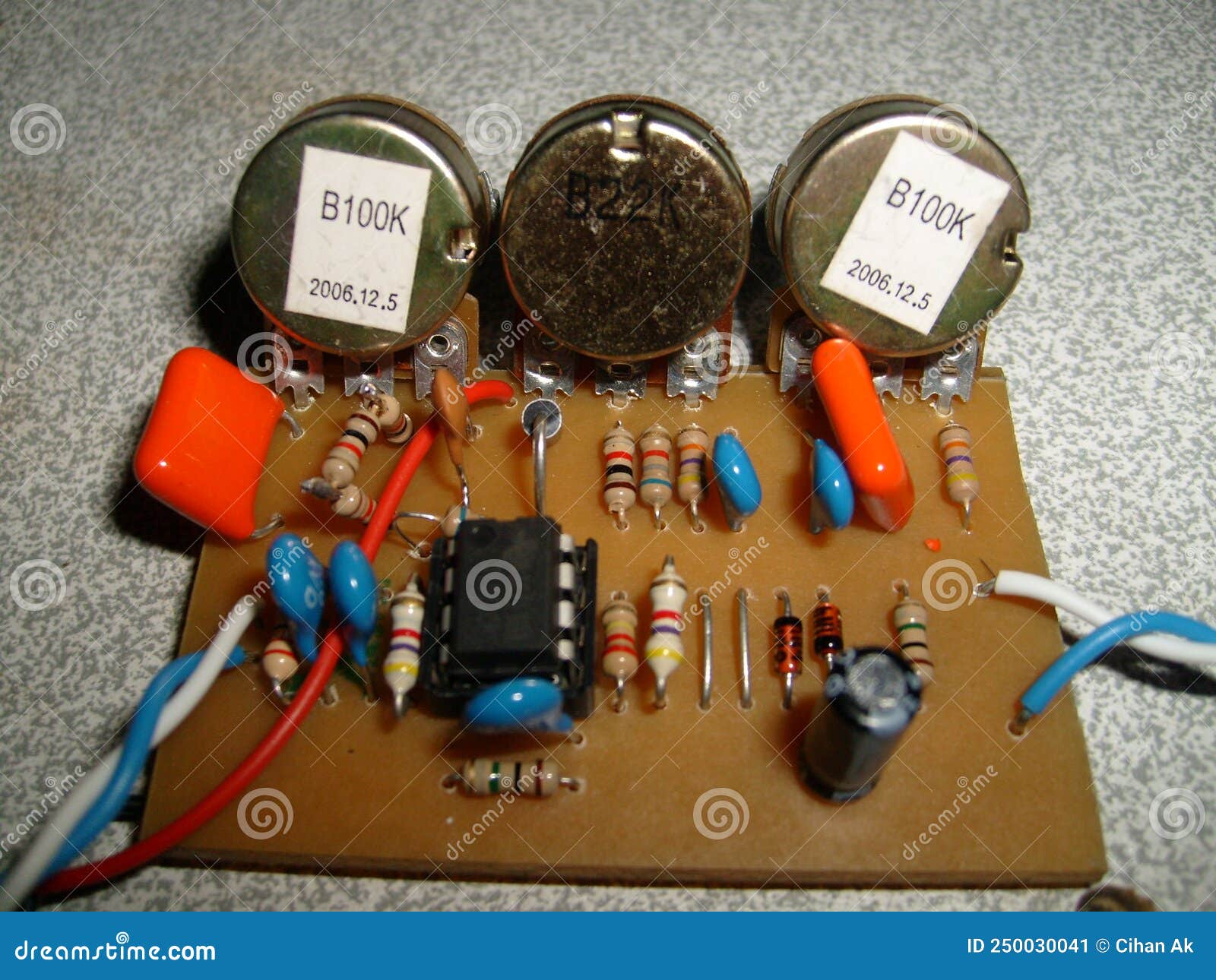 tube amplifier head and wirring parts transformers tube sockets pcb 45