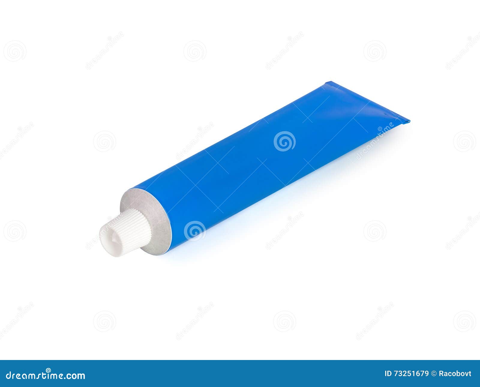 Tube of blue color stock image. Image of equipment, tube 73251679
