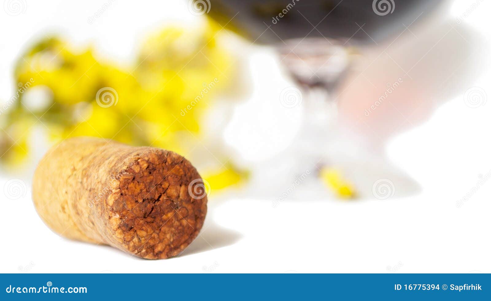 Tube, a glass of red wine stock photo. Image of flowers 16775394