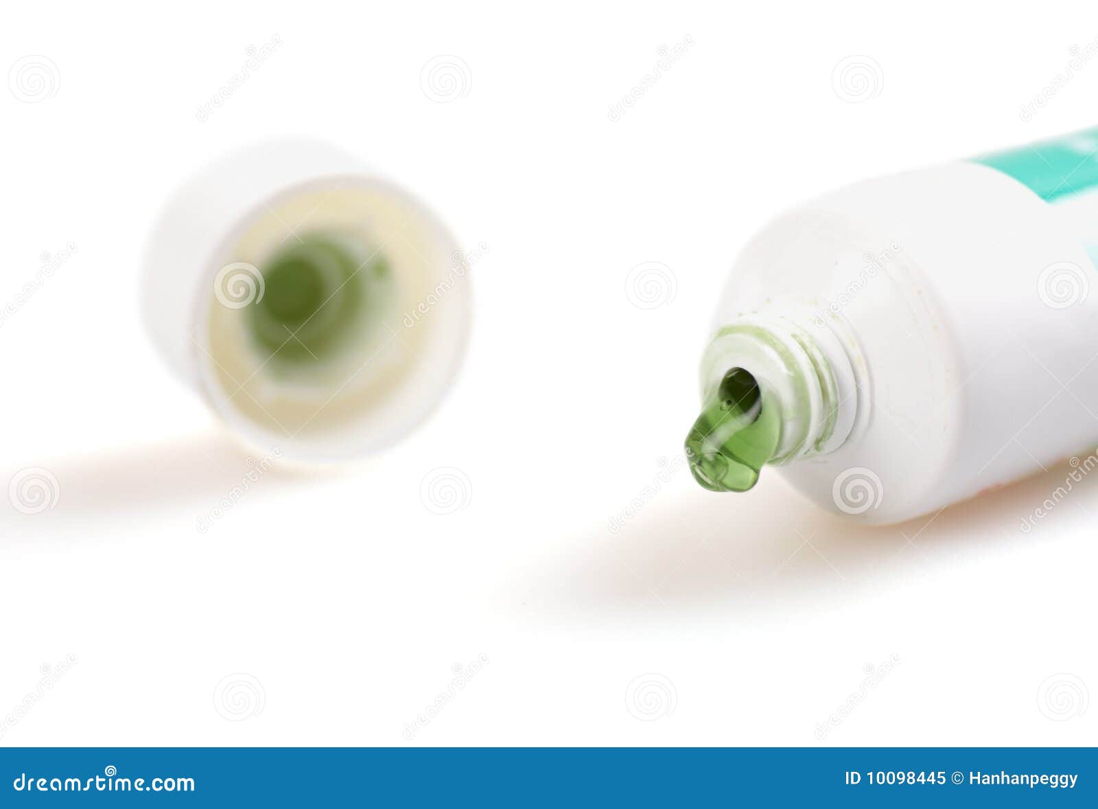 Tube of green Ointment stock image. Image of lubricant 10098445