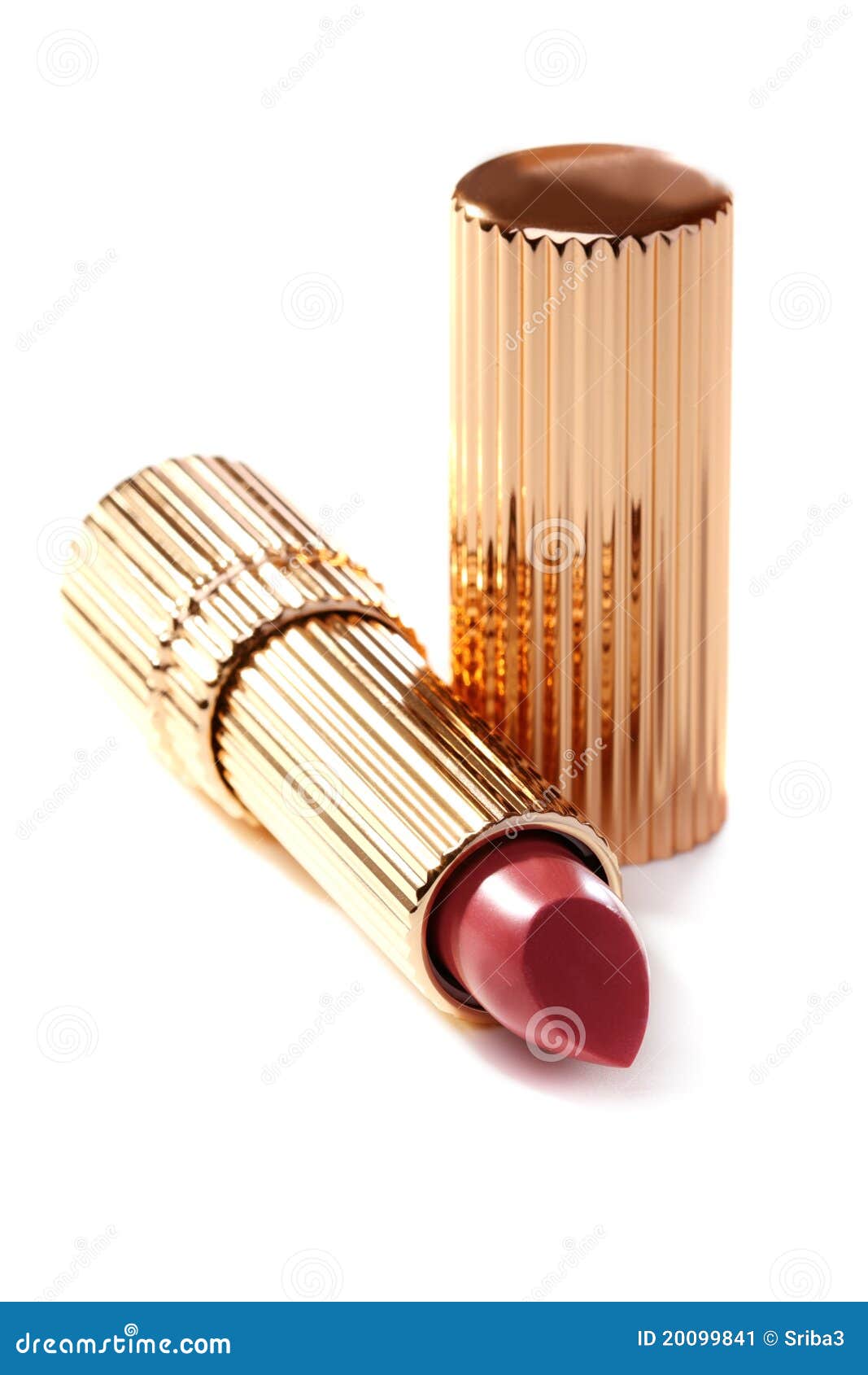 Tube of lipstick close up. stock image. Image of open 20099841