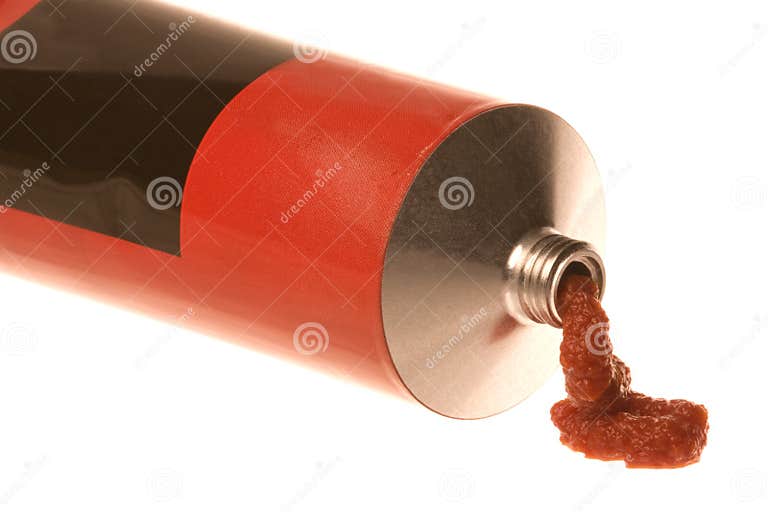 Tube Tomato Puree Isolated stock photo. Image of tubed 8970386