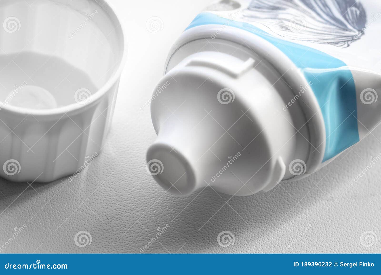 A tube of toothpaste stock photo. Image of medicine 189390232