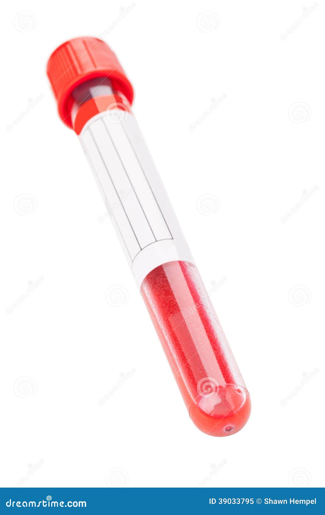 Tube à Essai De Prise De Sang Image stock Image du spécimen