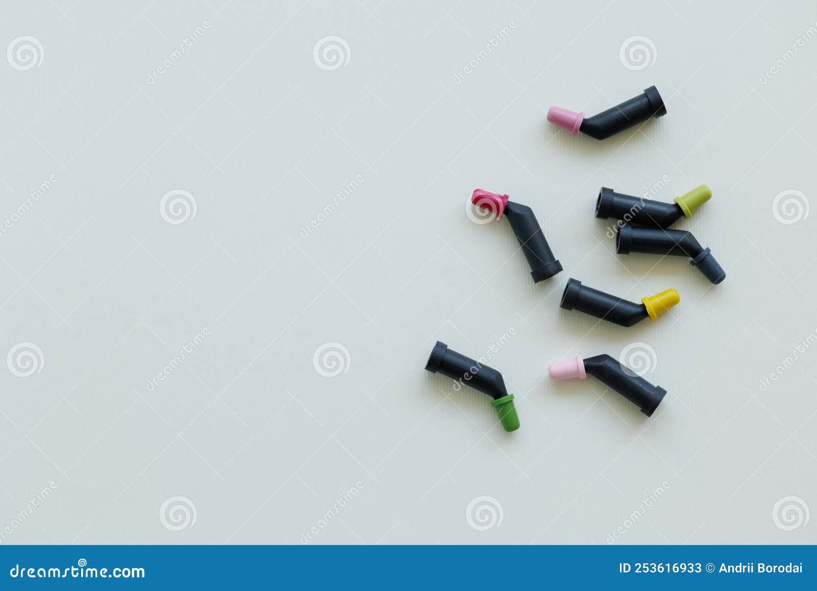 Tubes with Dental Composite Filling Materials. Stock Image Image of
