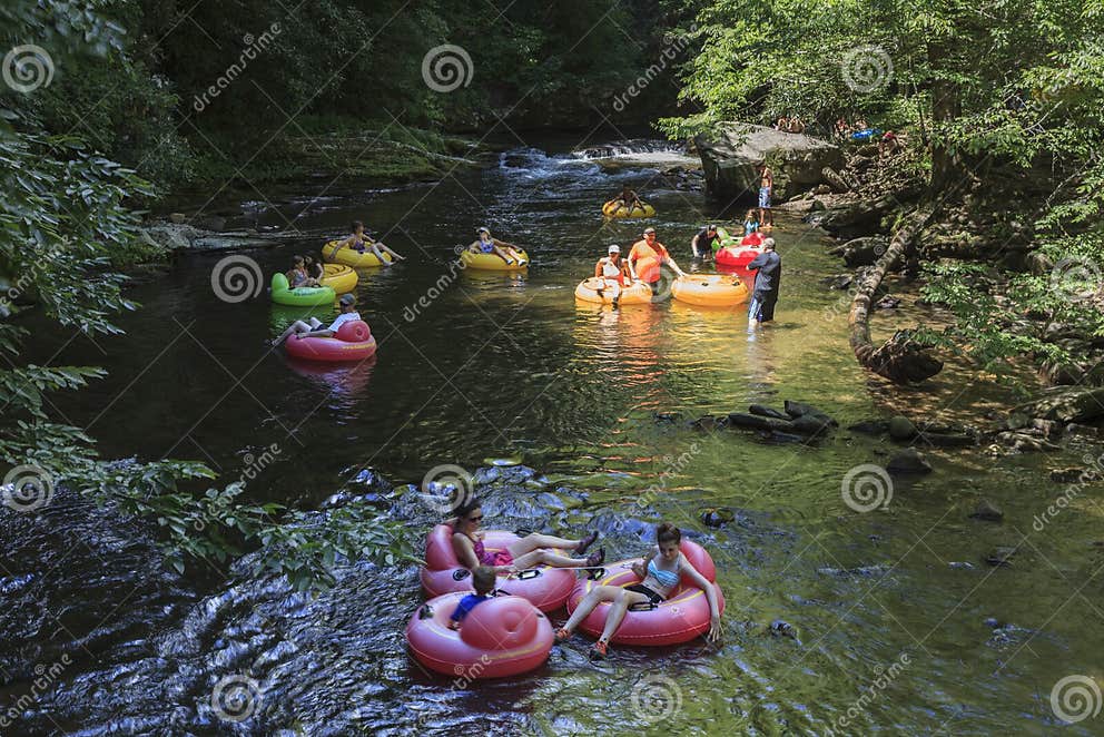 Tubing in Great Smoky Mountains National Park Editorial Stock Image Image of park, tubing