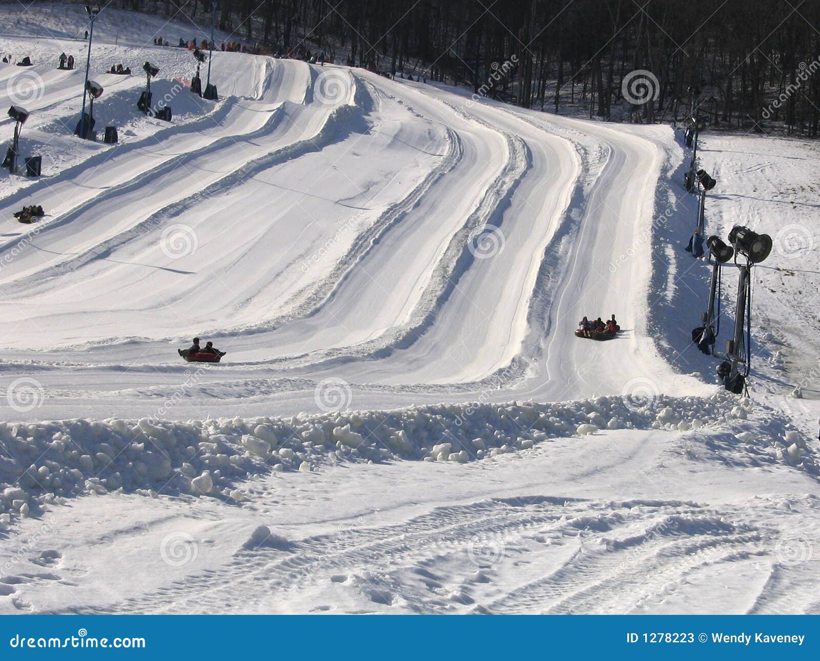 Tubing Hill stock image. Image of people, slide, activity 1278223