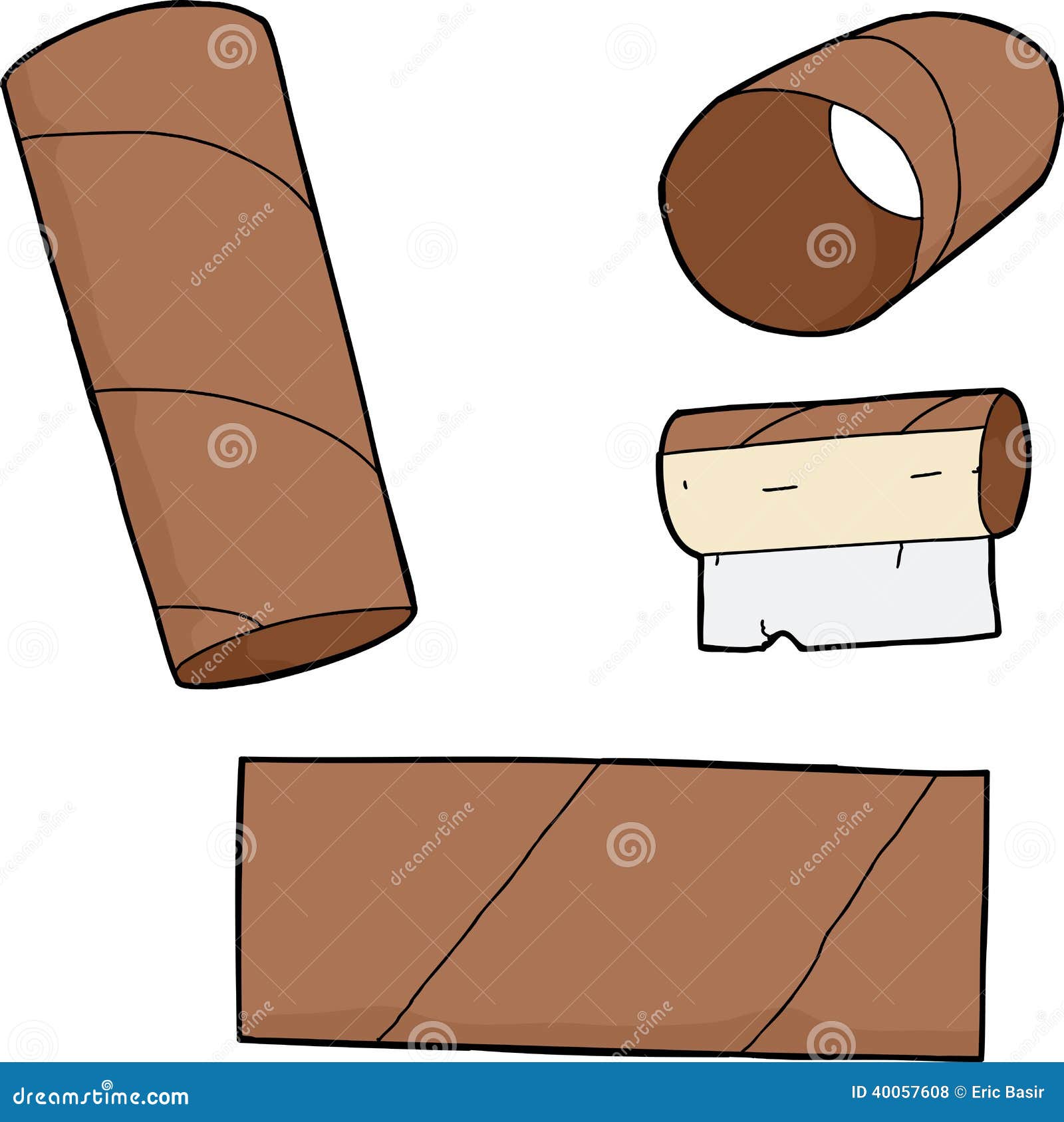 Tubos del papel higiénico ilustración del vector. Ilustración de genérico - 40057608 Tubos del papel higiénico ilustración del vector. Ilustración de genérico - 40057608