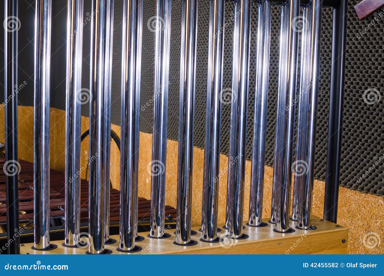 Tubular bells stock photo. Image of chimes, bells, horizontal 42455582