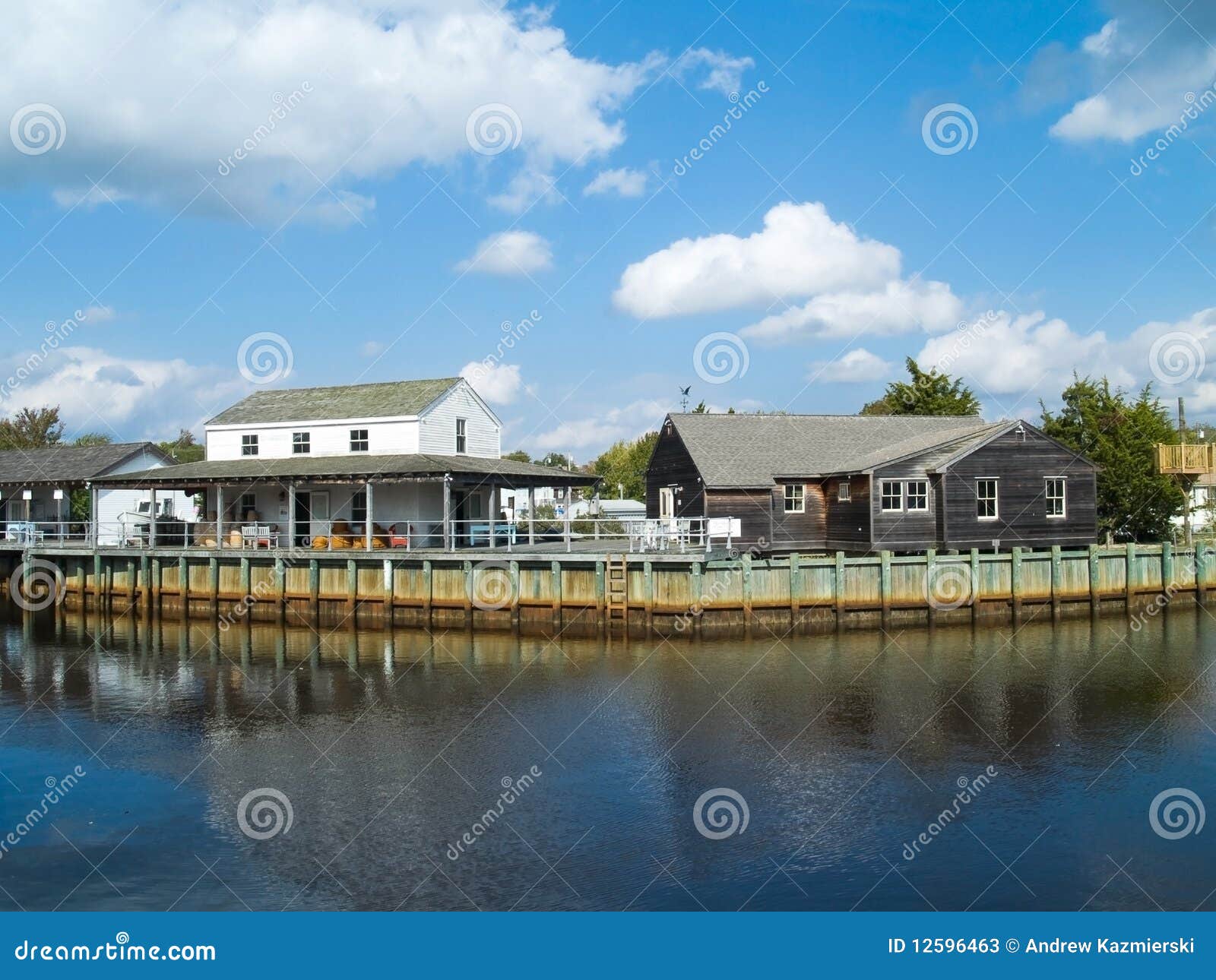 Tuckerton Seaport stock image. Image of seascape, summer 12596463