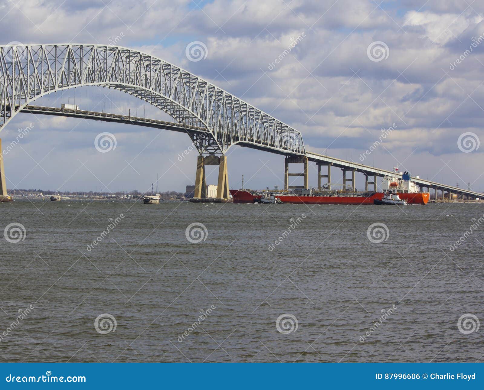 tugs assisting tanker near baltimore`s key bridge