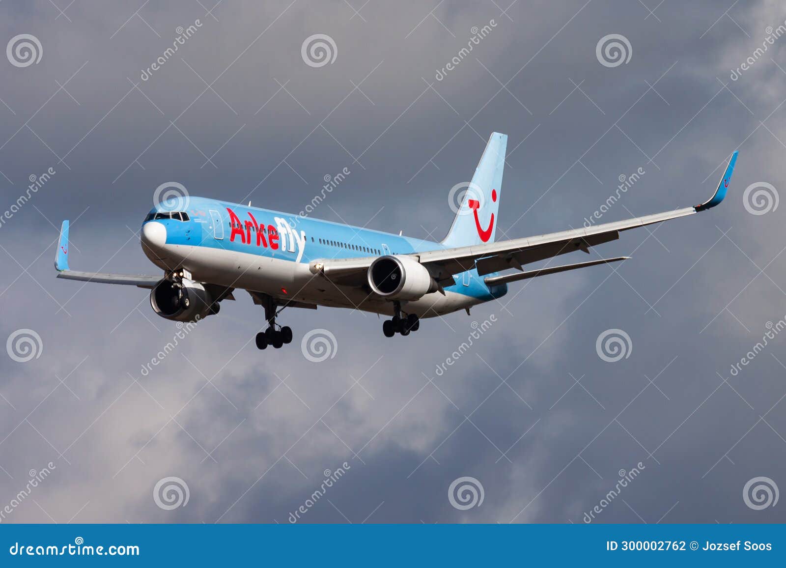 TUI Arkefly Passenger Plane at Airport. Schedule Flight Travel