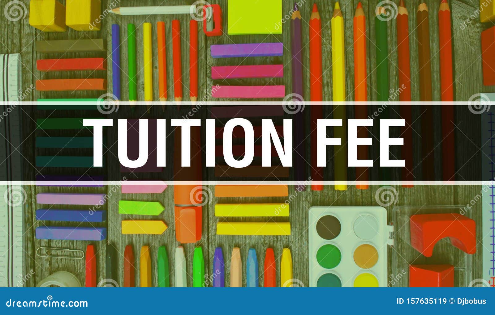 Tuition Fee Text with Back To School Wallpaper. Tuition Fee and School  Education Background Concept Stock Image - Image of colorful, concept:  157635119