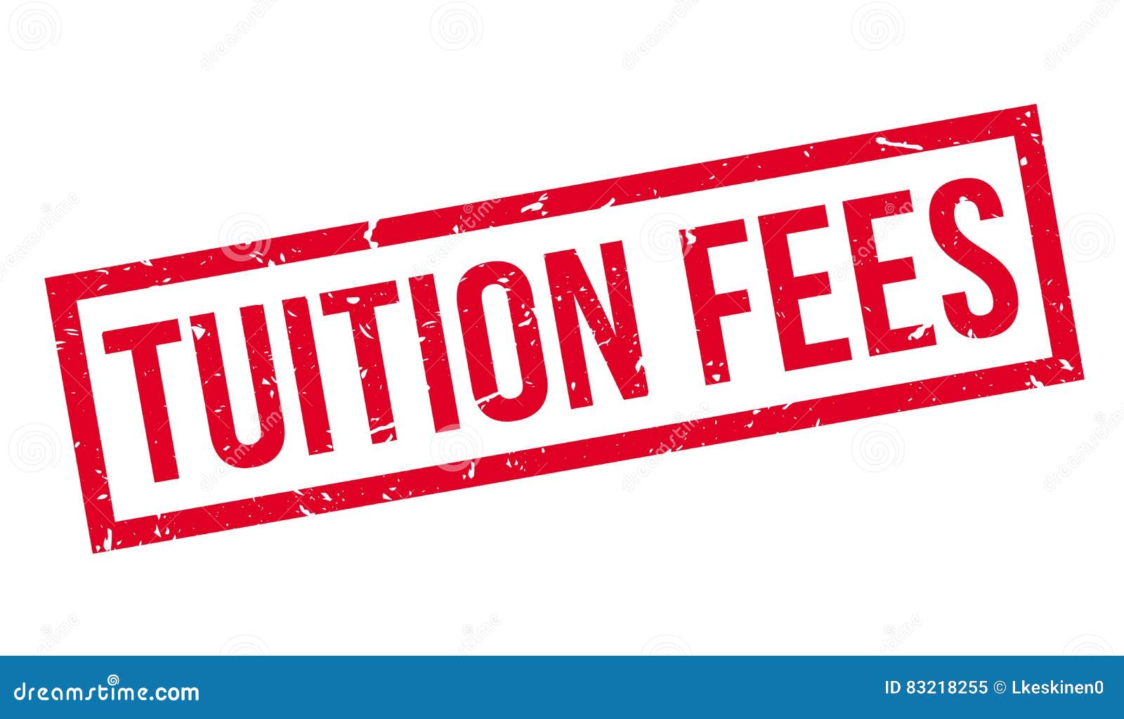 Tuition Fees rubber stamp stock illustration. Illustration of career