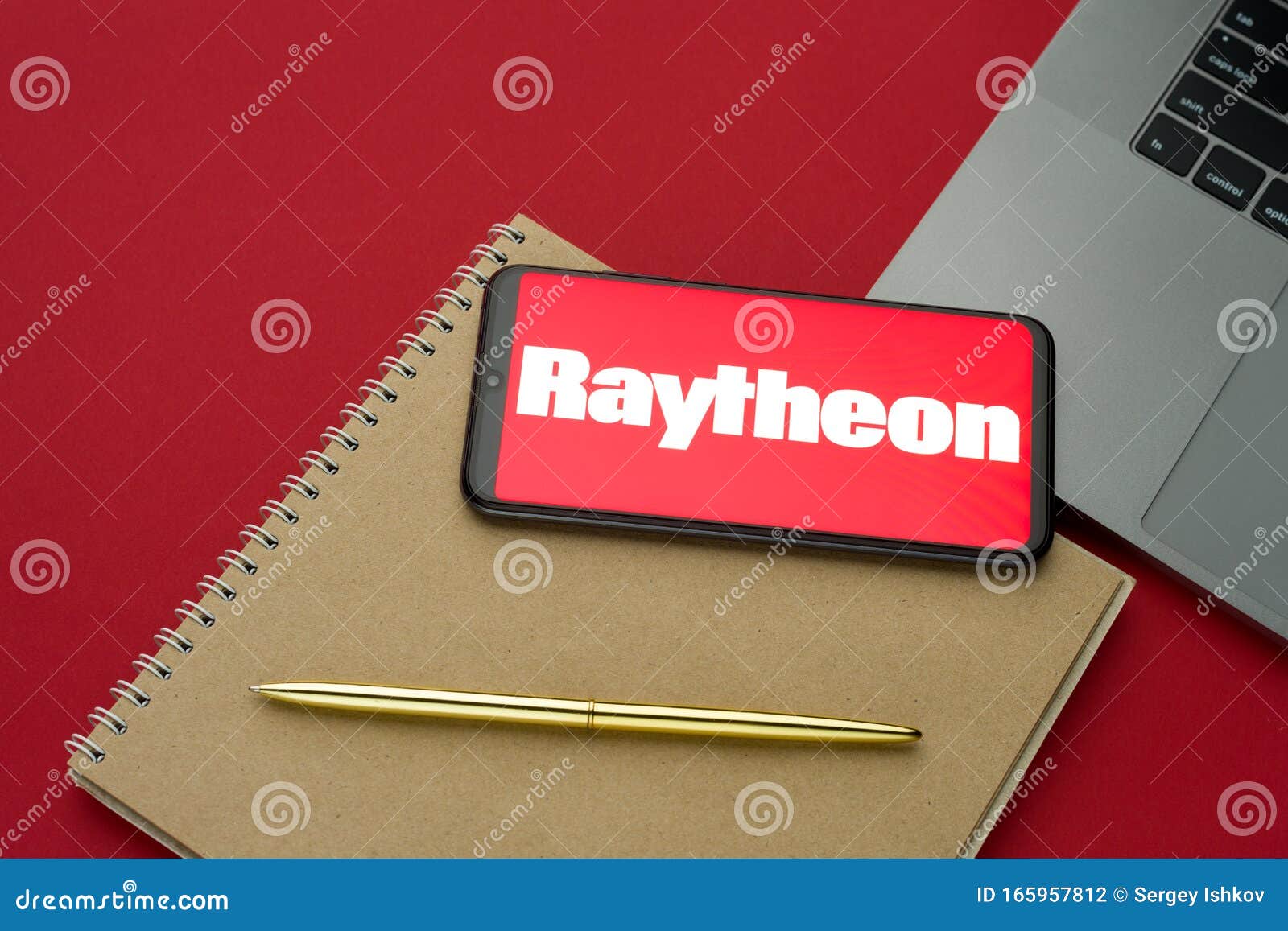 Tula Russia 06 December 2019 Raytheon Aerospace Logo Visible