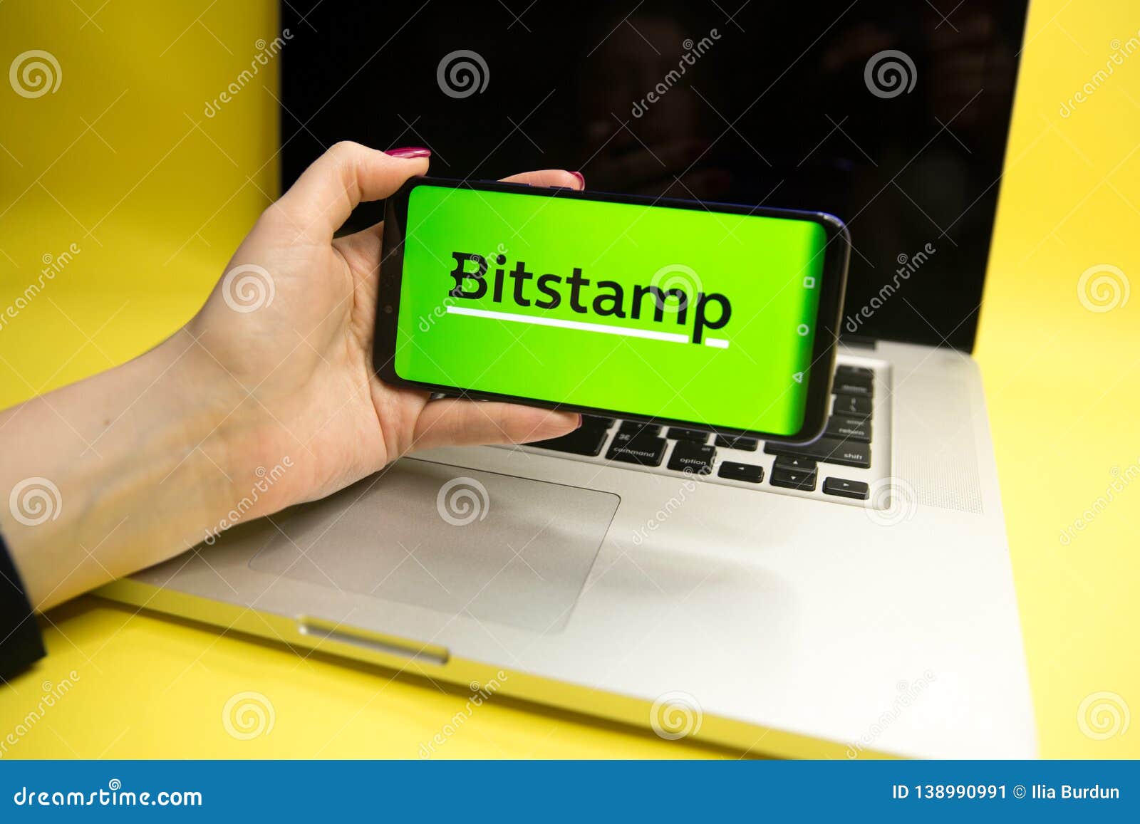 Tula, Russia - JANUARY 29, 2019: Bitstamp Cryptocurrency ...