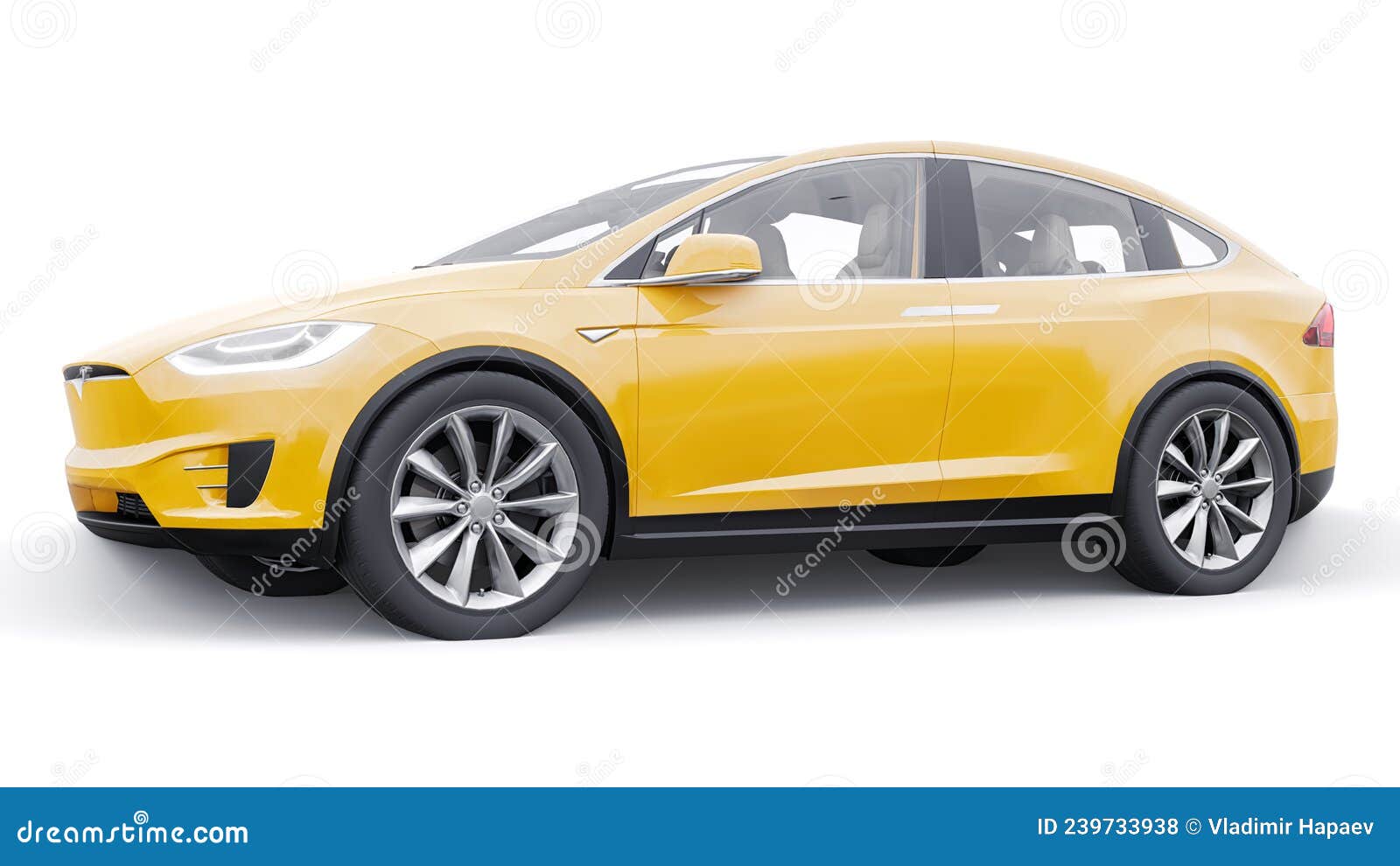 Tula, Russia. January 06, 2022: Tesla Model X Full Size City Suv. Car  Isolated On White Background. 3D Rendering. Editorial Stock Photo -  Illustration Of Station, American: 239733938