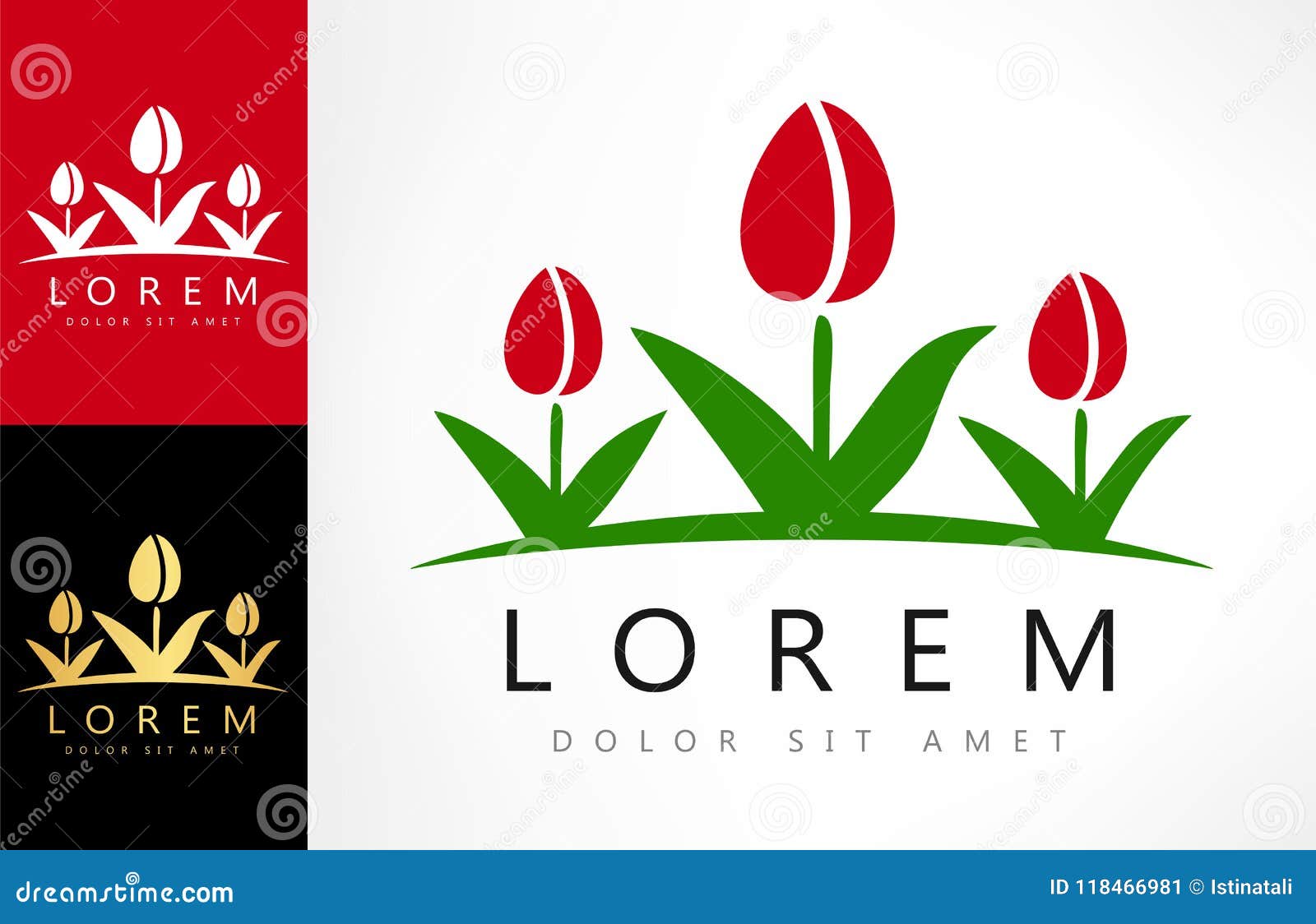 Tulip logo vector stock vector. Illustration of flower 118466981
