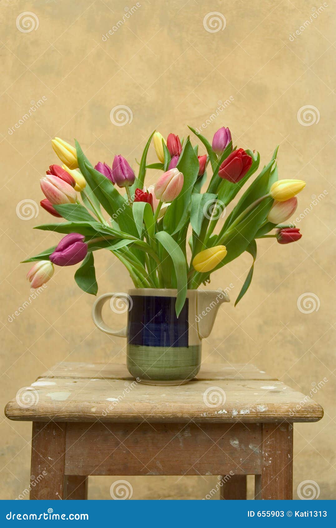 Tulips stock image. Image of pink, easter, green, flower - 655903