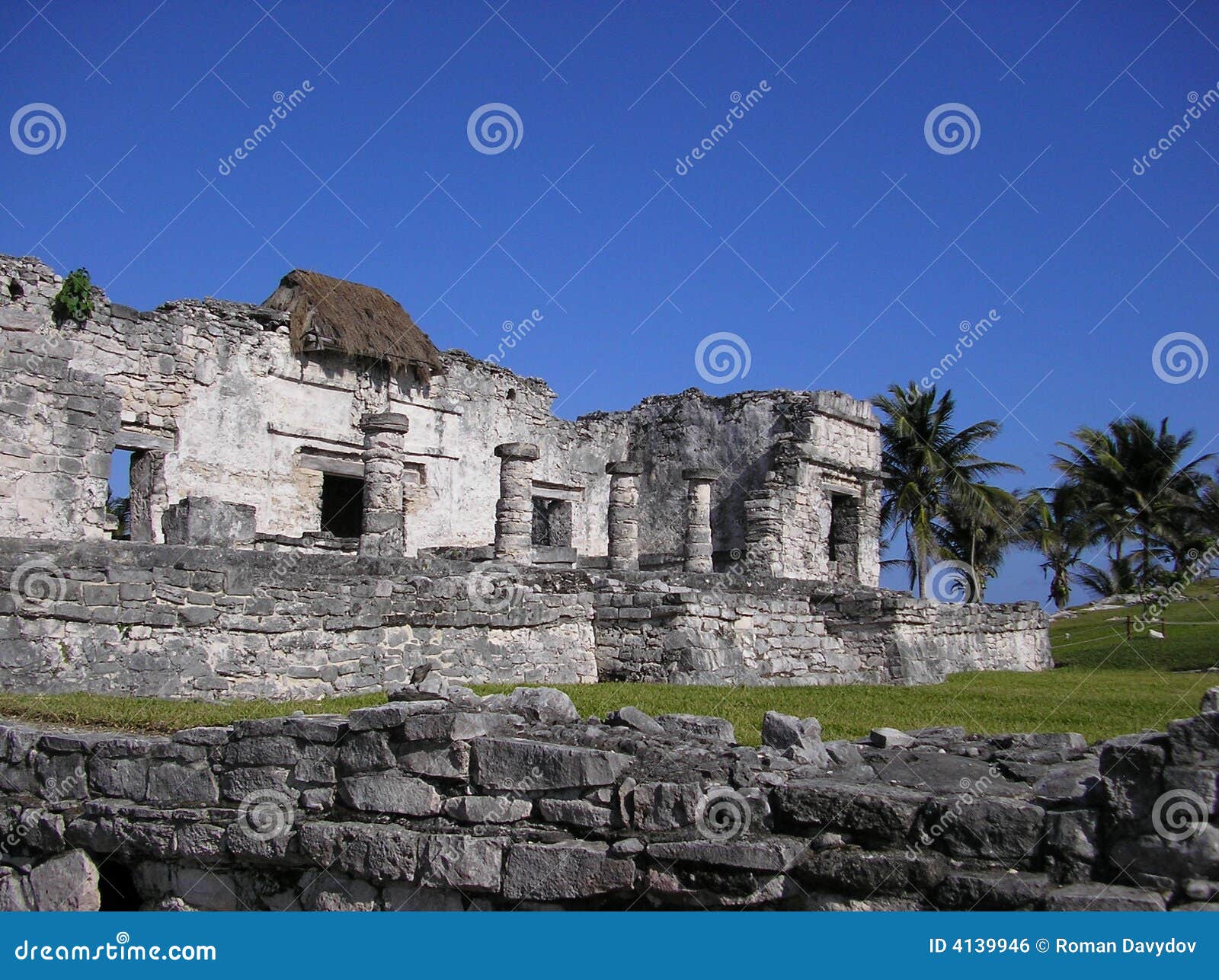 Tulum Mayan ruins Mexico stock photo. Image of landmark 4139946