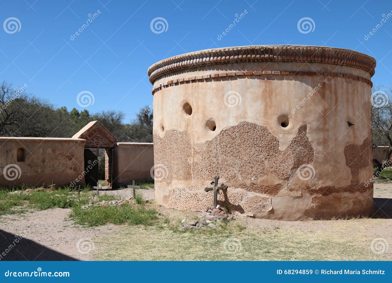 Tumacacori National Monument Stock Image - Image of tourism, facade ...