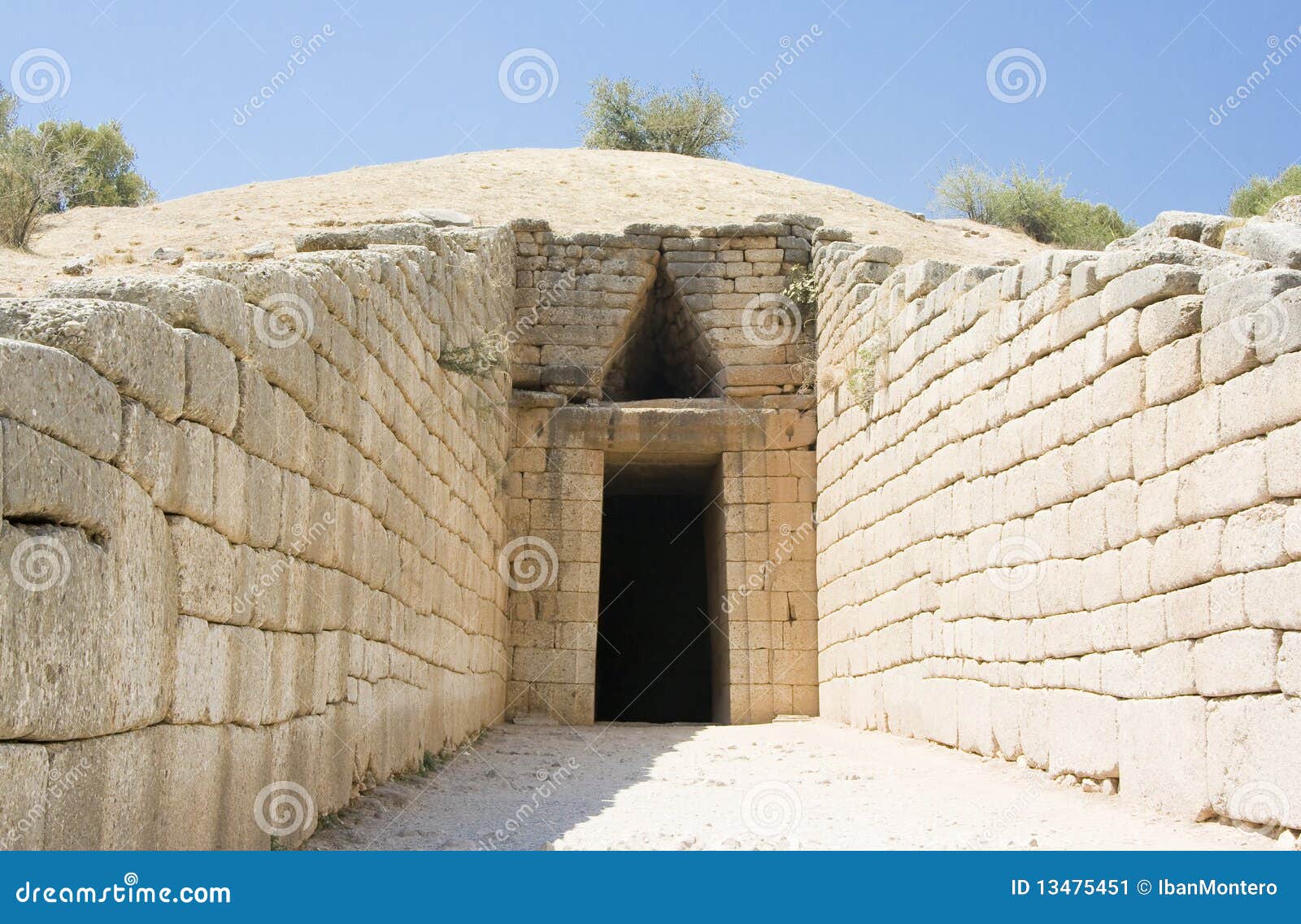 Tumba griega del agamemnon imagen de archivo. Imagen de griego 13475451