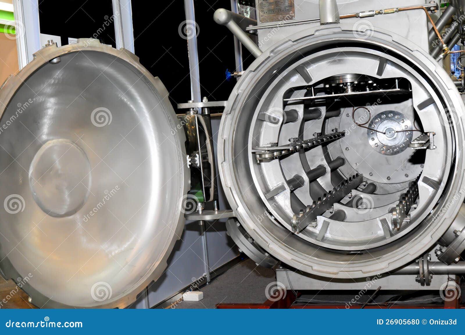 Tumble dryer machine stock photo. Image of closeup, metallic 26905680