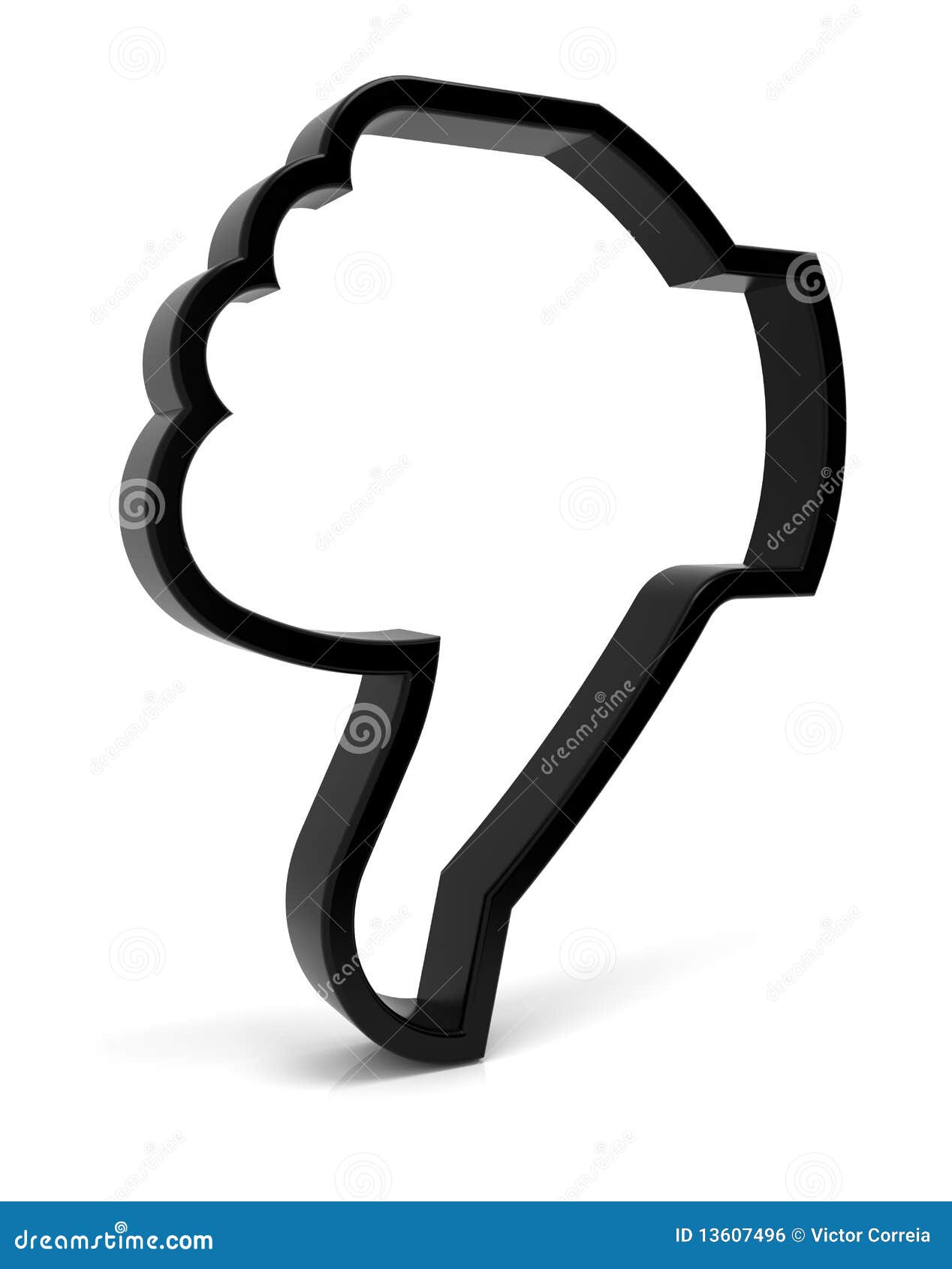 tumbs down stock illustration illustration of concepts 13607496