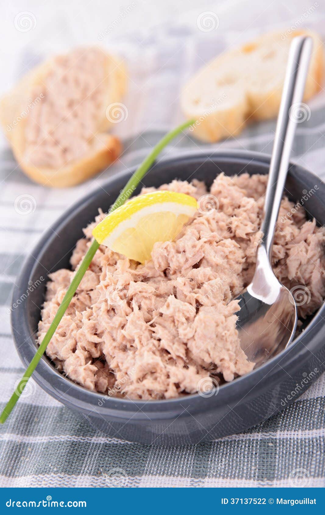 Tuna and cheese spread stock photo. Image of dinner, food 37137522