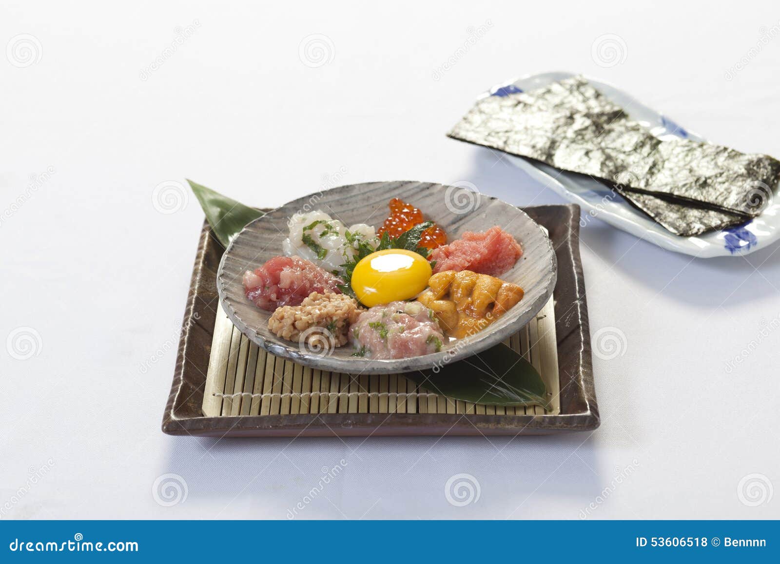 Tuna don stock photo. Image of gourmet, asian, food, sushi 53606518