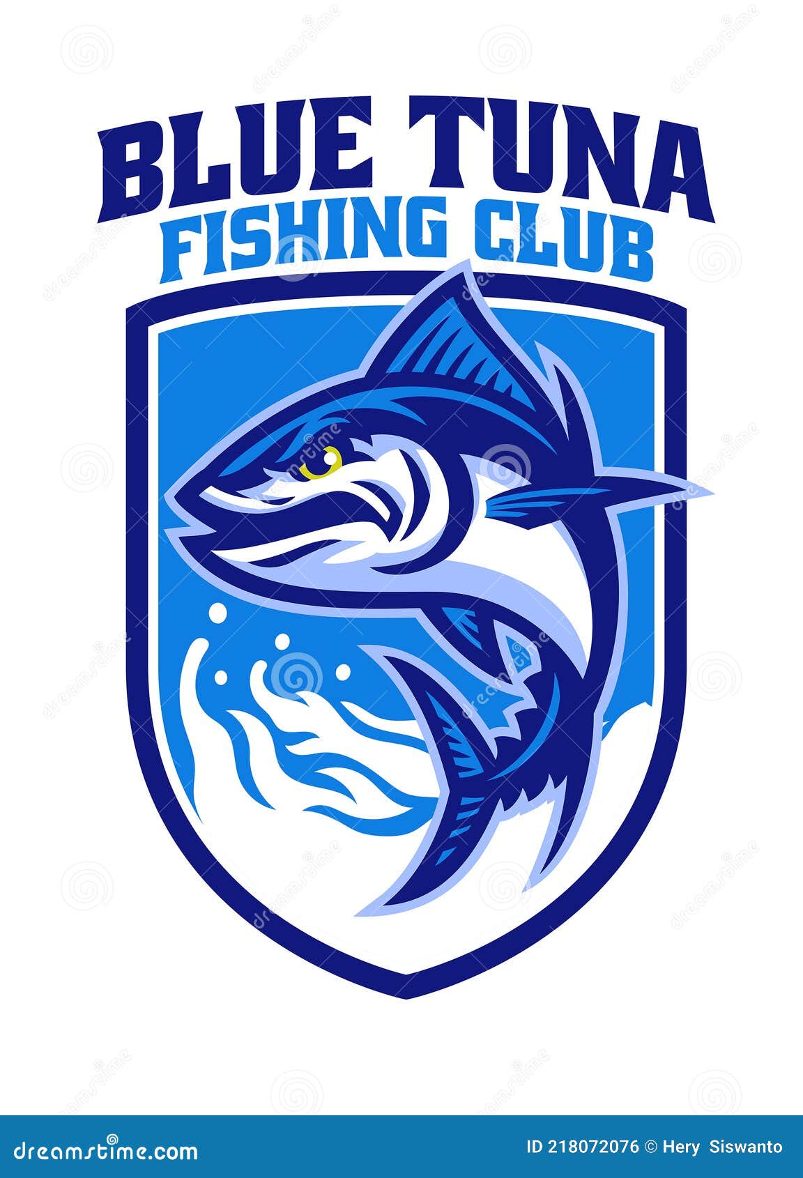 Tuna fishing mascot logo stock vector. Illustration of mascot 218072076