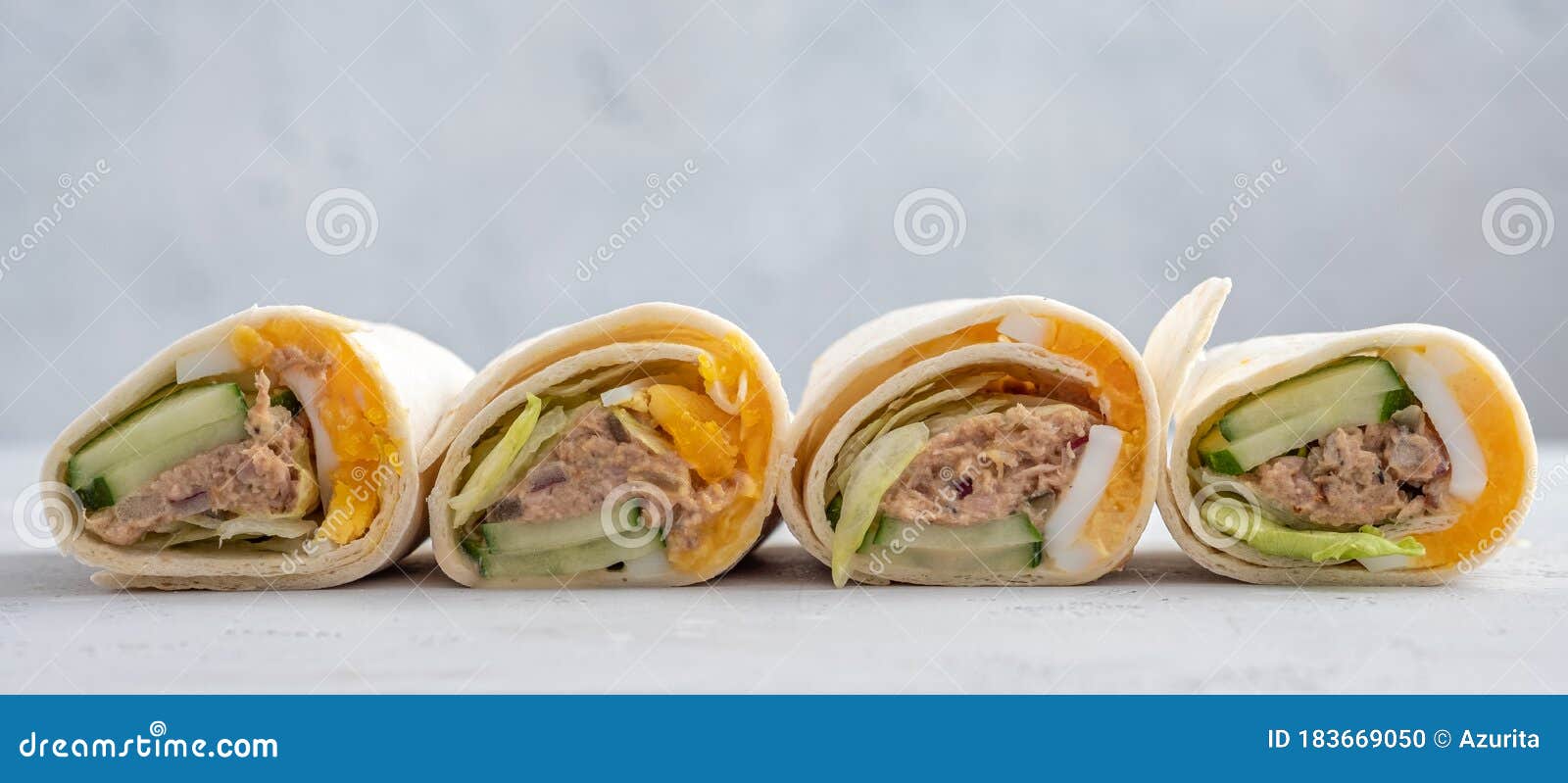 Tuna melt wrap stock photo. Image of burrito, lettuce 183669050
