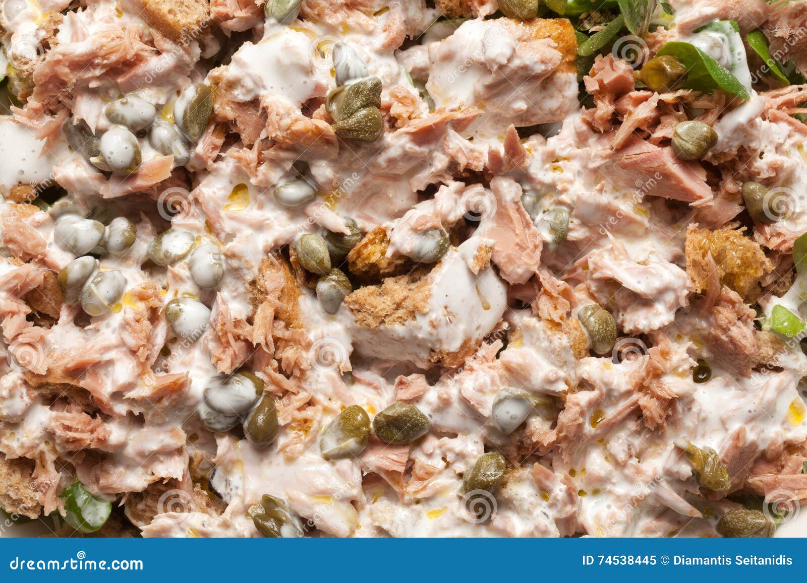 Tuna salad stock image. Image of natural, health, appetizing 74538445