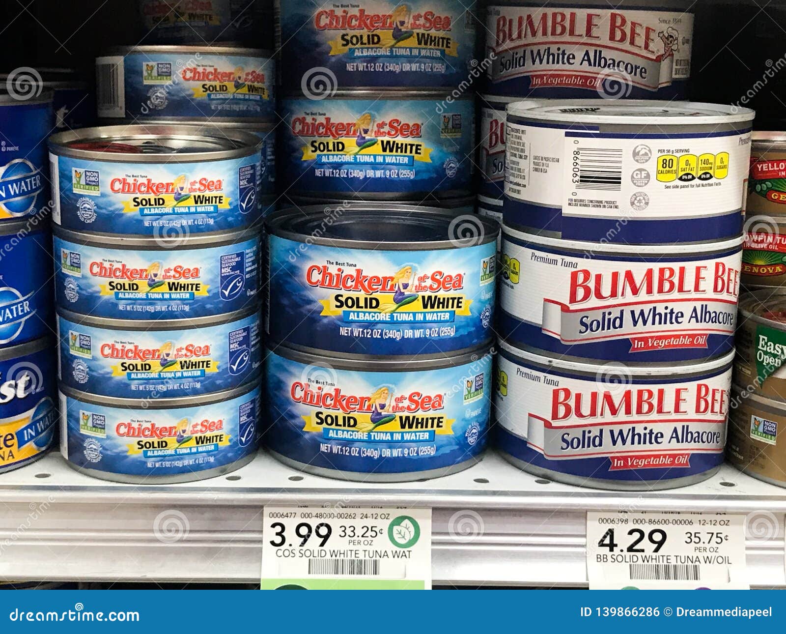 Tuna for Sale in a Grocery Store Editorial Photo Image of chicken