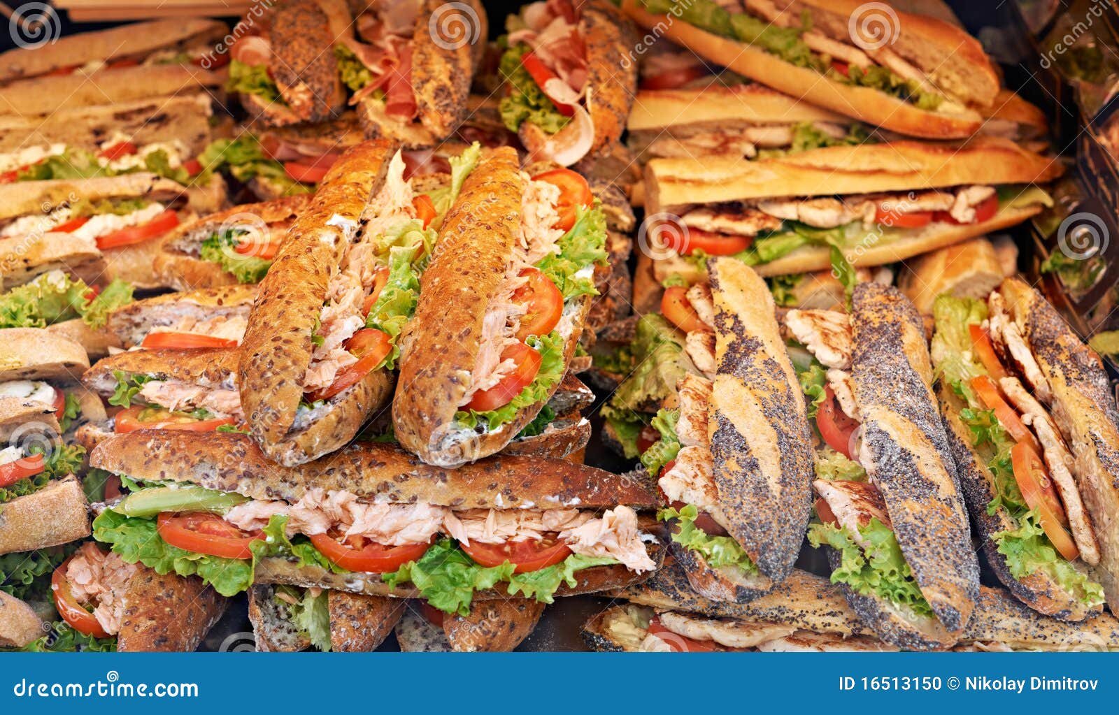 Tuna sandwich stock photo. Image of sandwich, food, france 16513150