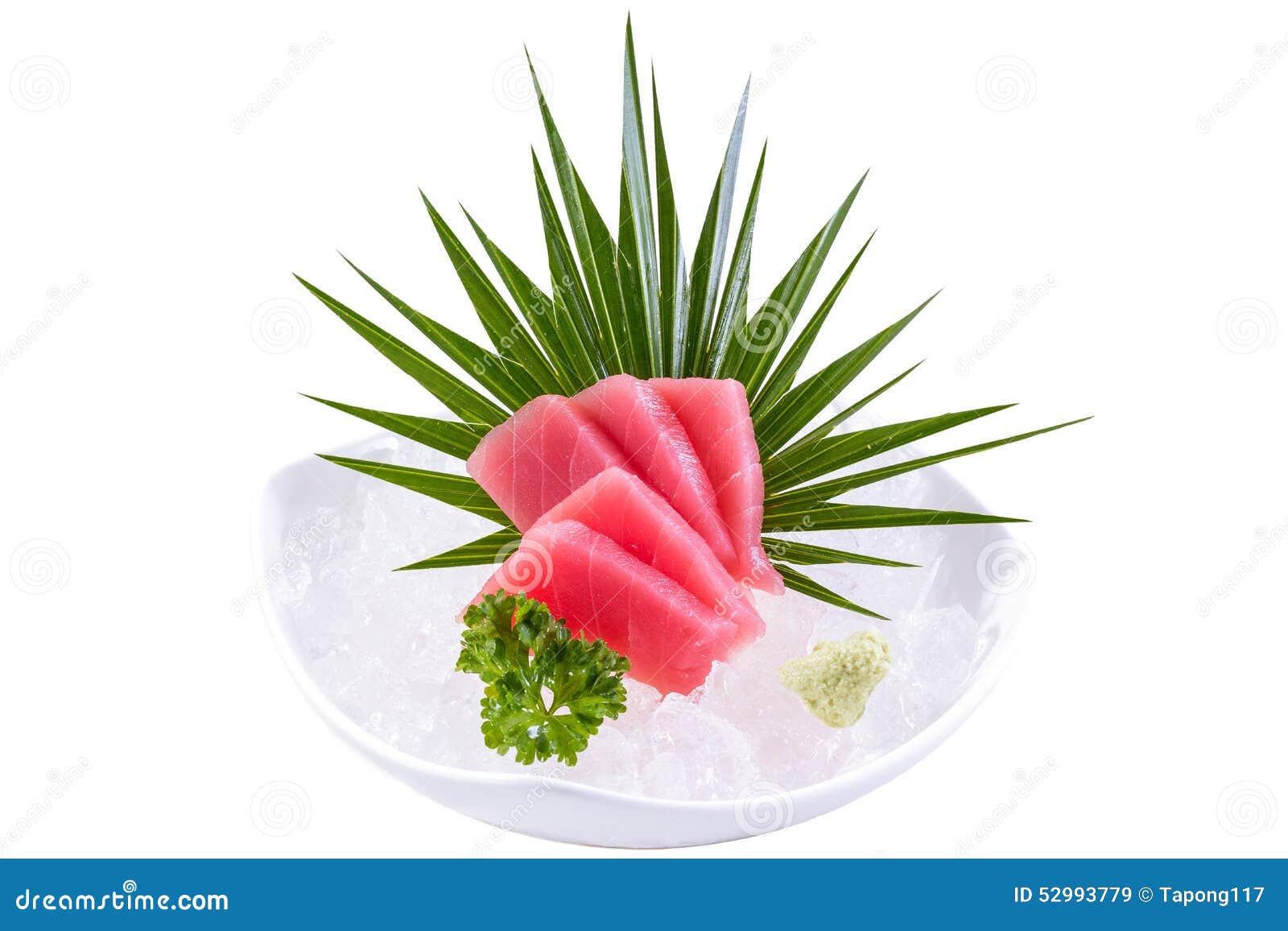 Tuna sashimi stock image. Image of freshness, asian, delicious 52993779