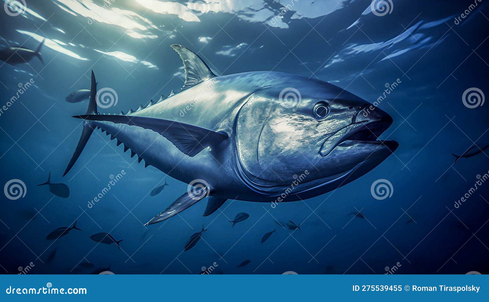 Tuna up and close stock image. Image of close, habitat 275539455