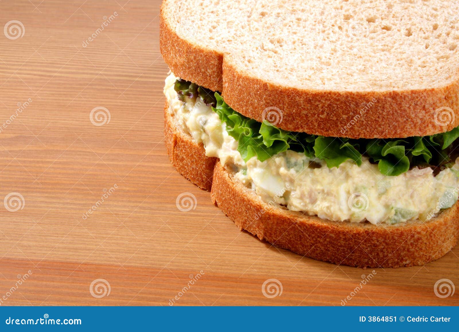 Tuna on wheat stock image. Image of lunch, salad, tuna 3864851