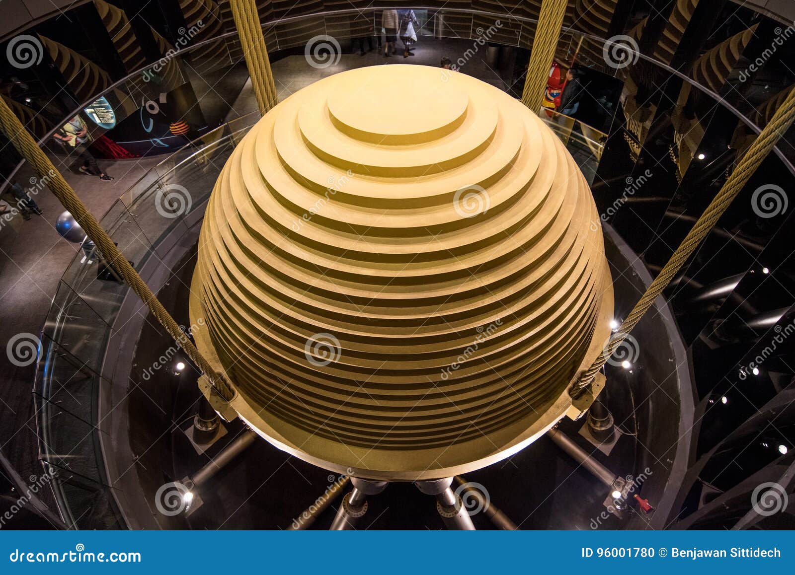 Tuned Mass Damper Of Taipei 101, Taiwan Editorial Image - Image Of Floor,  Design: 96001780