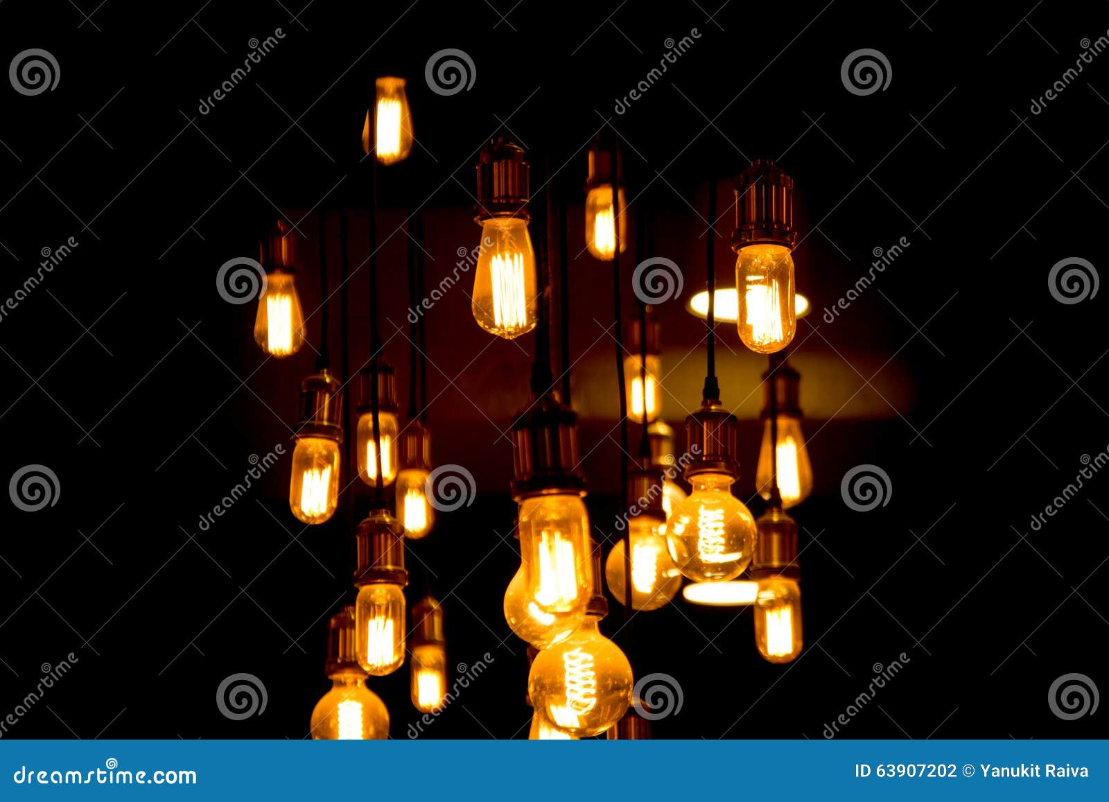 Tungsten Light Tube in Dark Stock Photo Image of fire, lamp 63907202